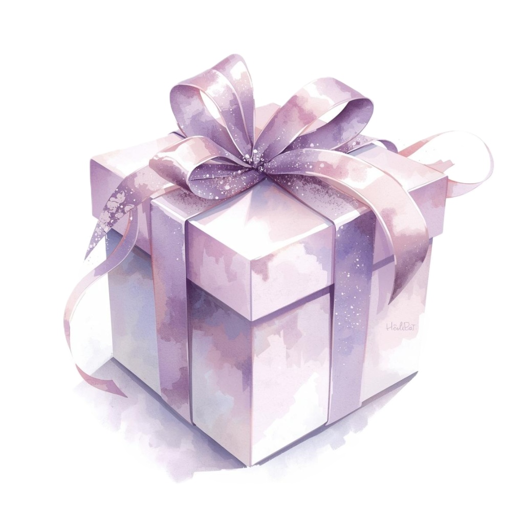 紫系のクリスマスClipArt10点