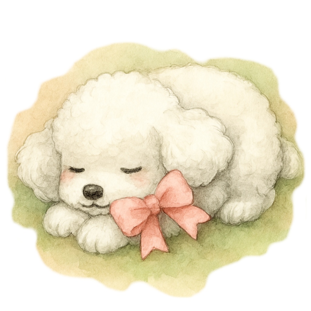 ふわもこトイプードルのClipArt 12点