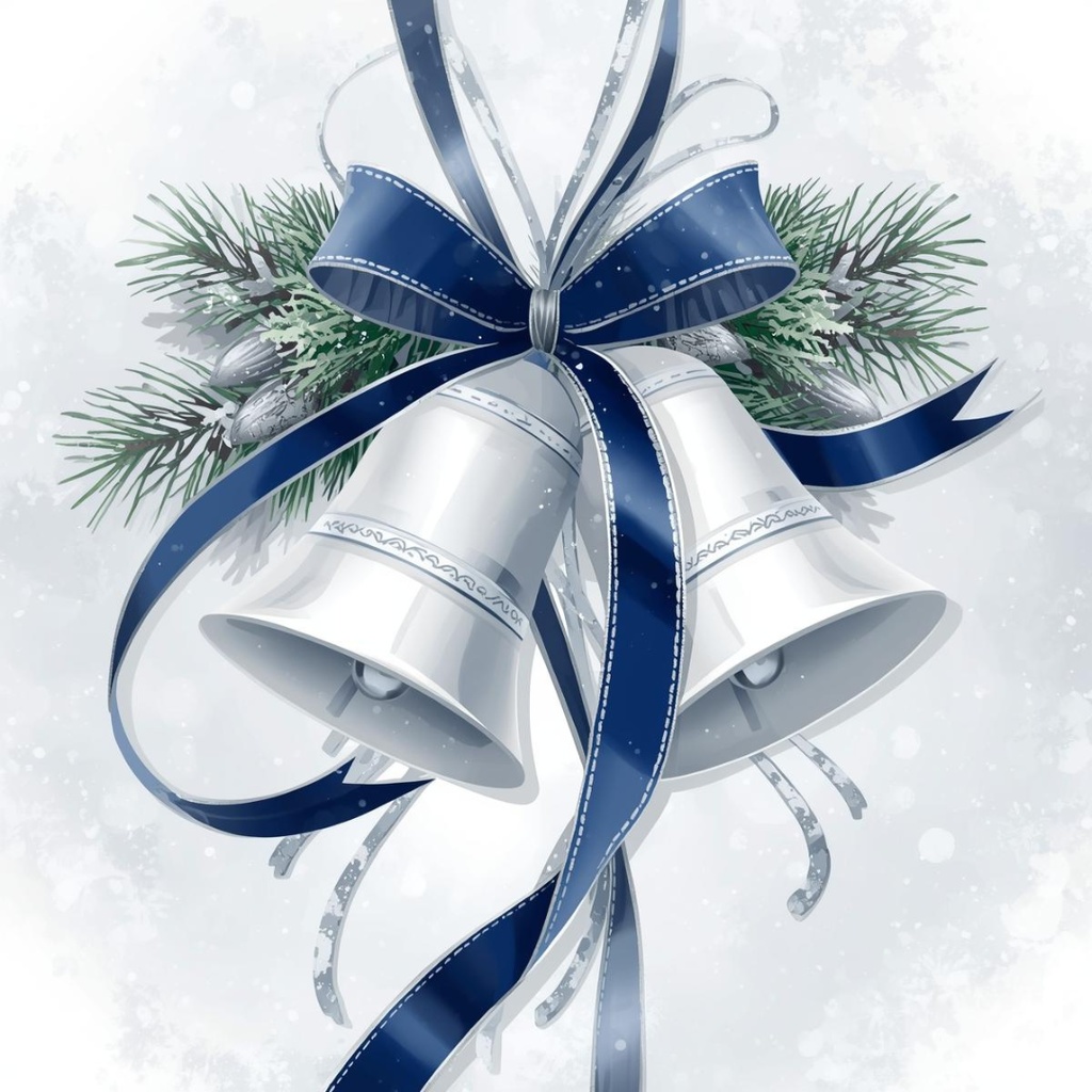 紺色ベースクリスマスのClipArt