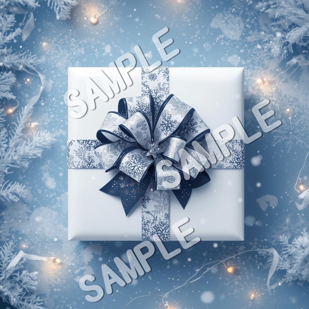 紺色ベースクリスマスのClipArt