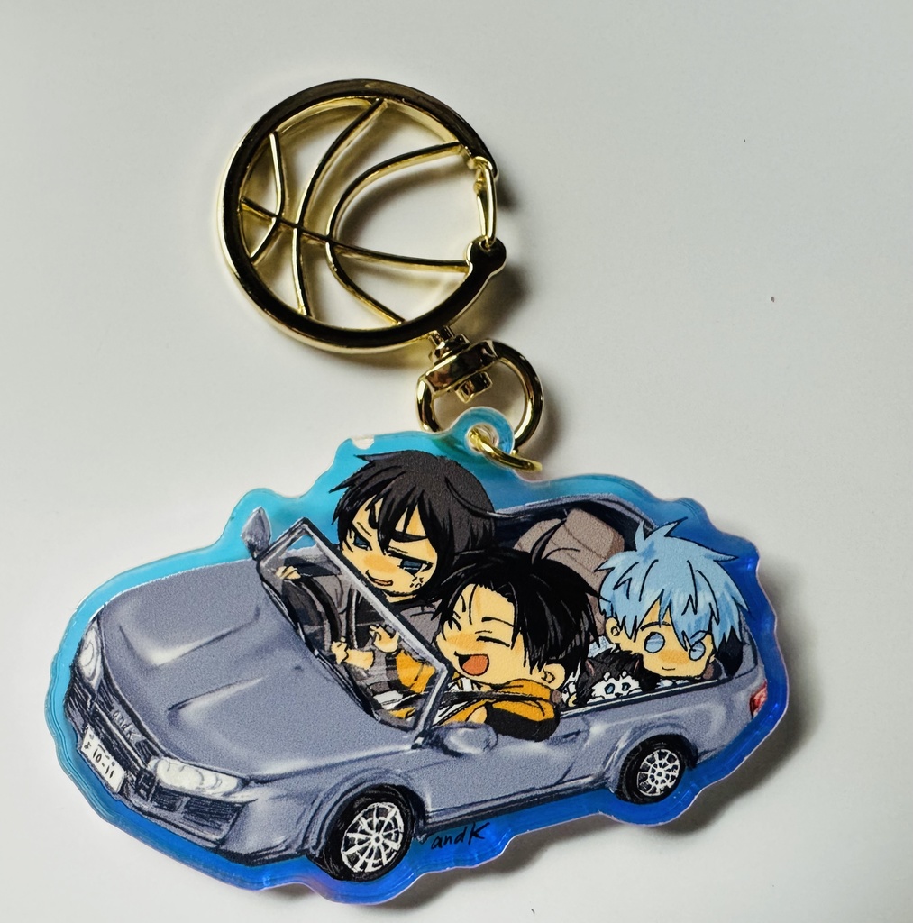 ［多少難あり/トリオオープンカー］アクリルキーホルダー