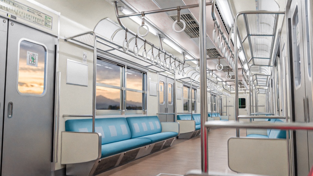 日本の電車 常磐線 JNR JR 203号車 / Rigged Japanese Train Joban Line JNR JR 203