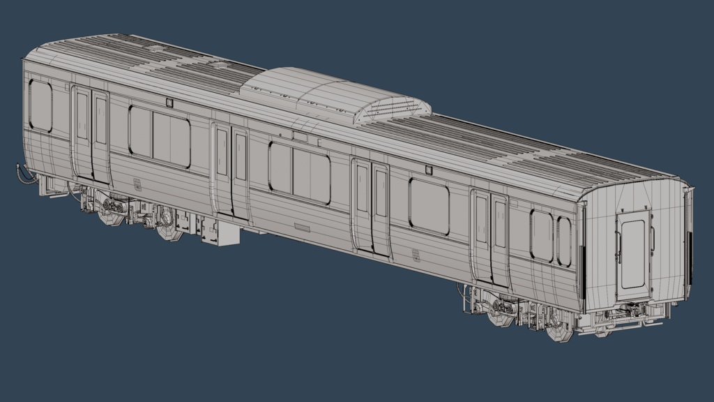 操作可能な列車 日本 山手線 E235系 3Dモデル / Rigged Train Japanese Yamanote E235 Series