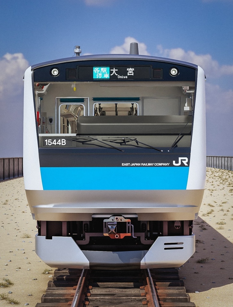 リグドトレイン日本京浜東北線E233系 / Rigged Train Japan Keihin-Tohoku E233 Series