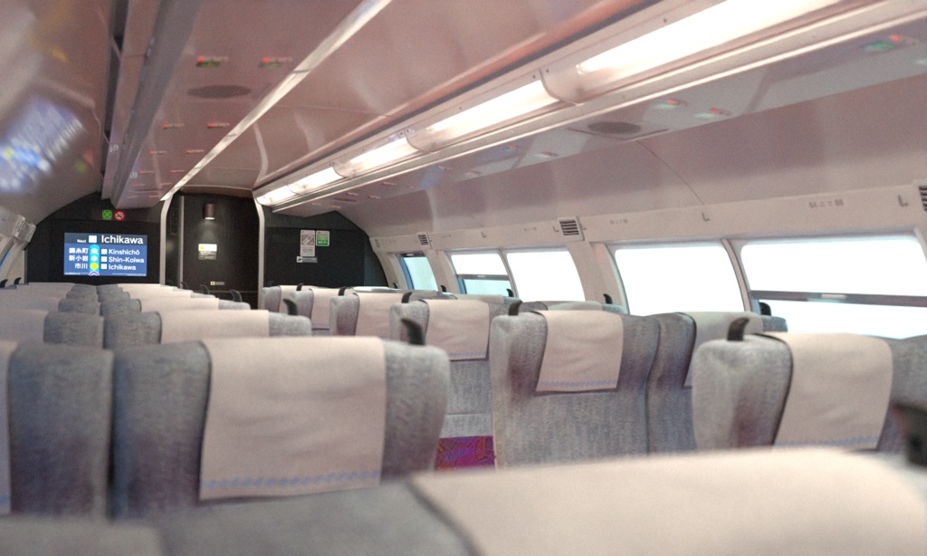 Japanese Train 3D Model E235-1000 Series - Yokosuka / Sōbu Line | Rigged | Includes Green Car | 本の電車 3Dモデル E235-1000系 - 横須賀・総武線 | リグ付け済み | グリーン車含む