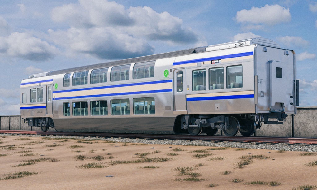 Japanese Train 3D Model E235-1000 Series - Yokosuka / Sōbu Line | Rigged | Includes Green Car | 本の電車 3Dモデル E235-1000系 - 横須賀・総武線 | リグ付け済み | グリーン車含む