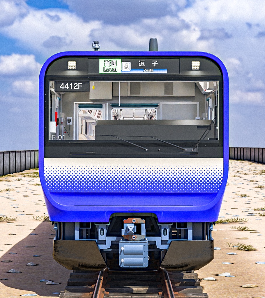 Japanese Train 3D Model E235-1000 Series - Yokosuka / Sōbu Line | Rigged | Includes Green Car | 本の電車 3Dモデル E235-1000系 - 横須賀・総武線 | リグ付け済み | グリーン車含む