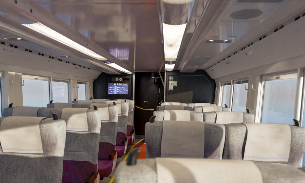 Japanese Train 3D Model E235-1000 Series - Yokosuka / Sōbu Line | Rigged | Includes Green Car | 本の電車 3Dモデル E235-1000系 - 横須賀・総武線 | リグ付け済み | グリーン車含む