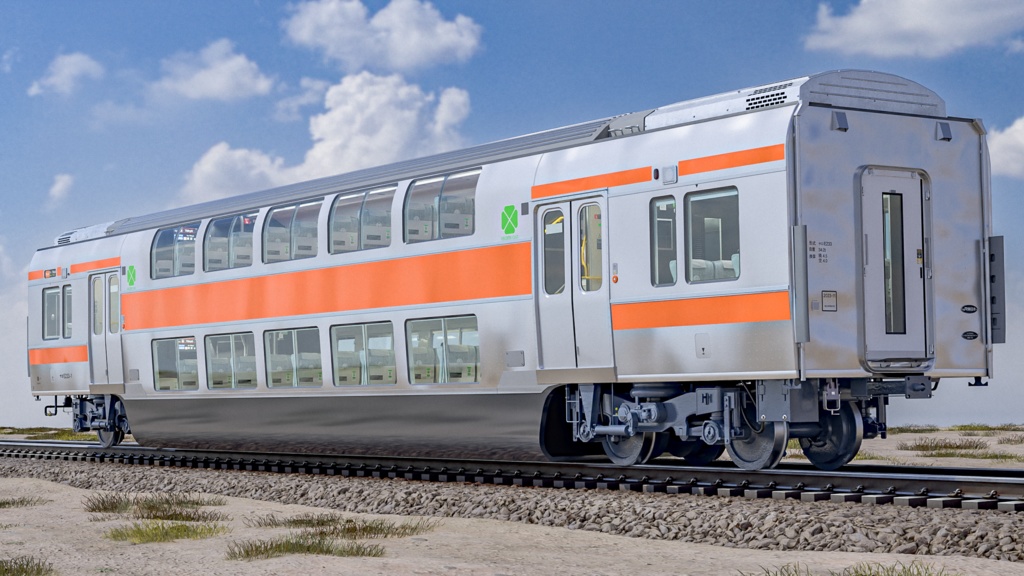 Japanese Train 3D Model E233-0 Series - Chūō Line | Rigged | Includes Green Car | 日本の電車 3Dモデル E233系0番台 - 中央線 | リグ付け済み | グリーン車含む