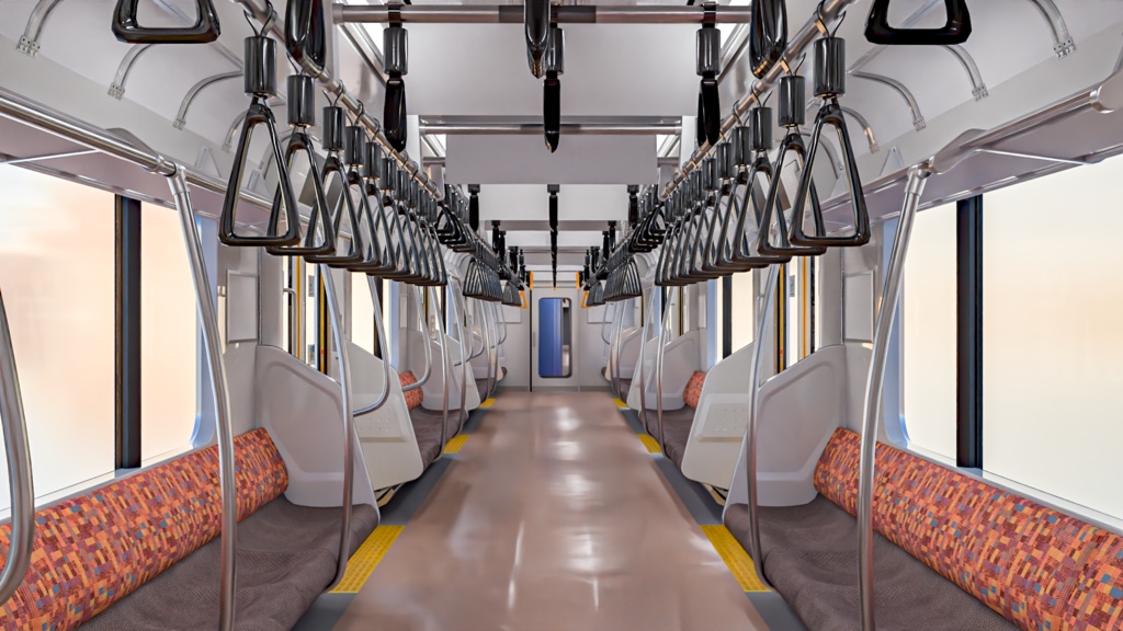 Japanese Train 3D Model E233-0 Series - Chūō Line | Rigged | Includes Green Car | 日本の電車 3Dモデル E233系0番台 - 中央線 | リグ付け済み | グリーン車含む