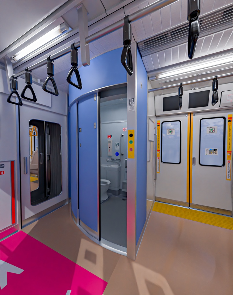 Japanese Train 3D Model E233-0 Series - Chūō Line | Rigged | Includes Green Car | 日本の電車 3Dモデル E233系0番台 - 中央線 | リグ付け済み | グリーン車含む