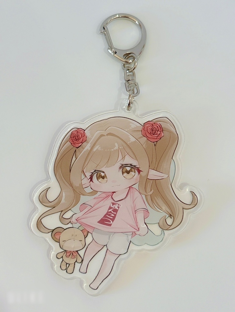 【chipi】ぽんこつTシャツミニキャラアクキー