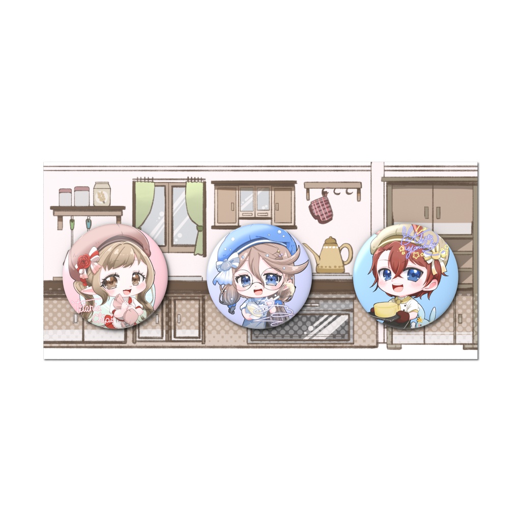 Tokiプロ２期生５周年記念 缶バッチセット