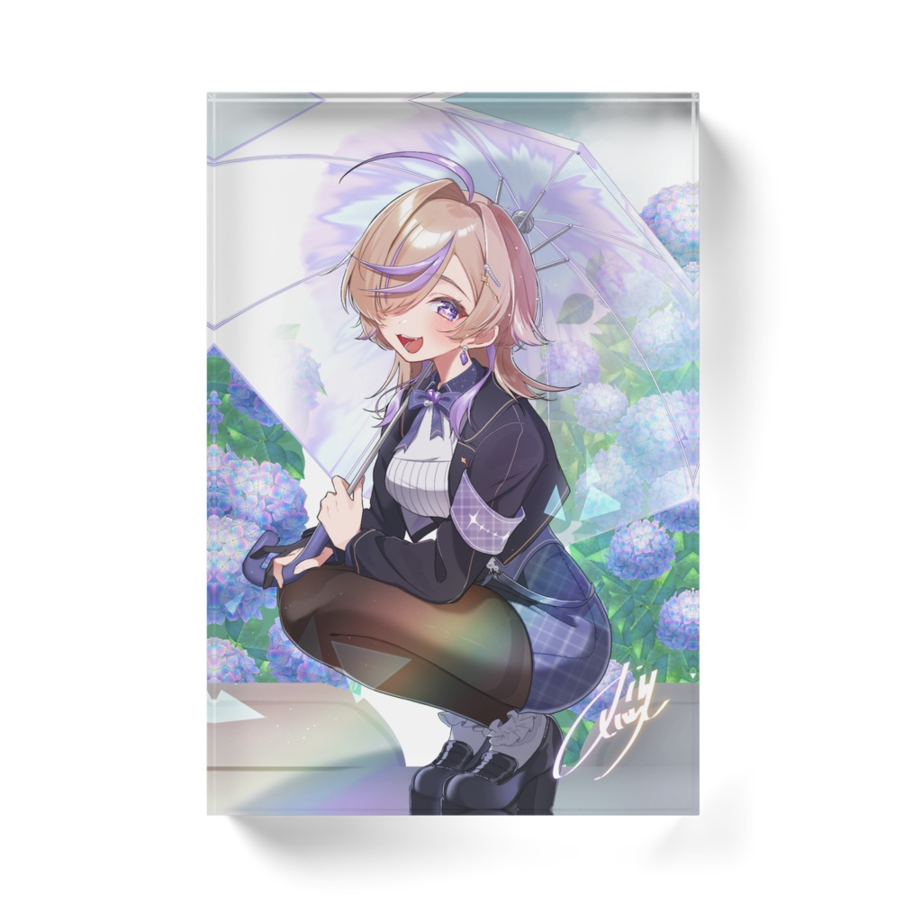 六月しぐれ誕生日記念アクリルブロック(修正)