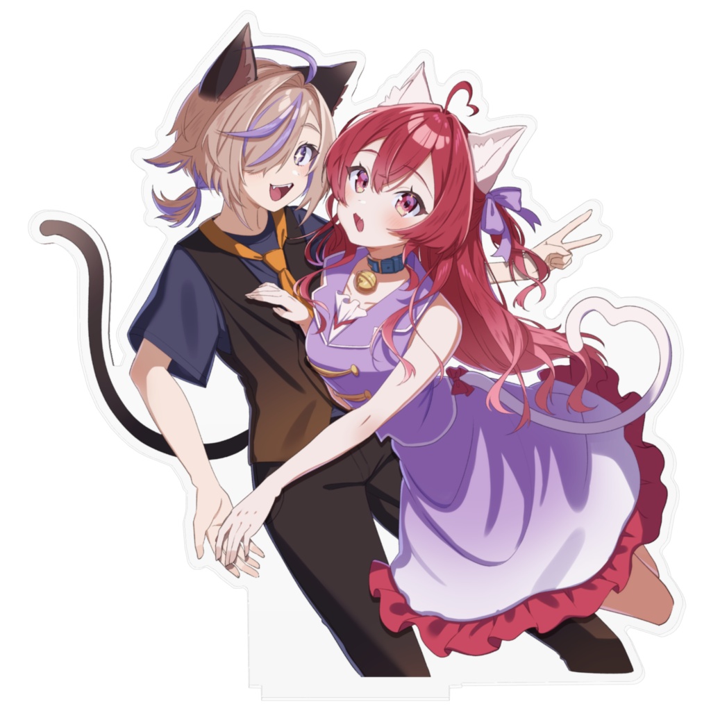 コラボ歌ってみた記念 アクリルフィギュア【六月しぐれ&星月ななせ】