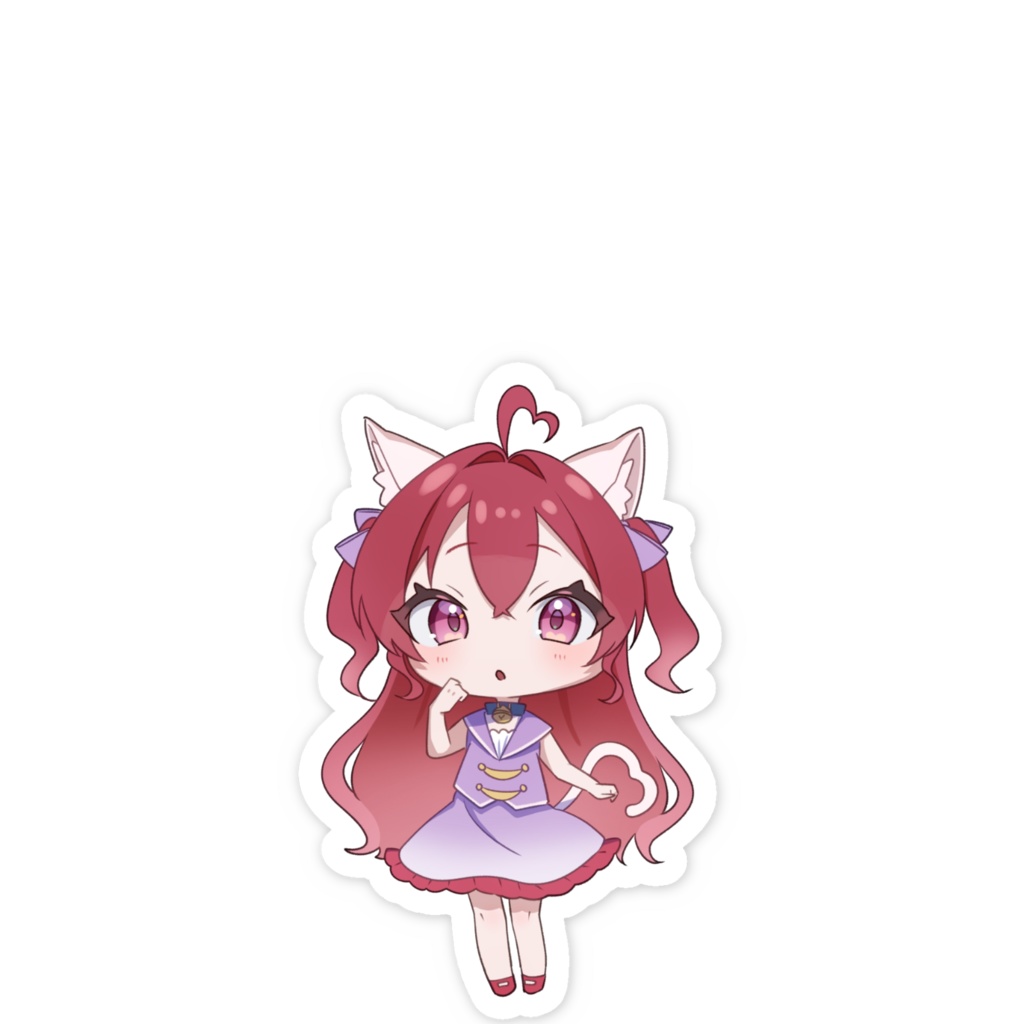 コラボ歌ってみた記念 スマホステッカー【星月ななせ】