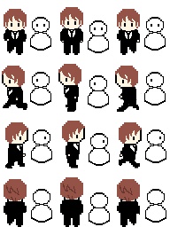 ピクスクアバター　二宮　雪だるま