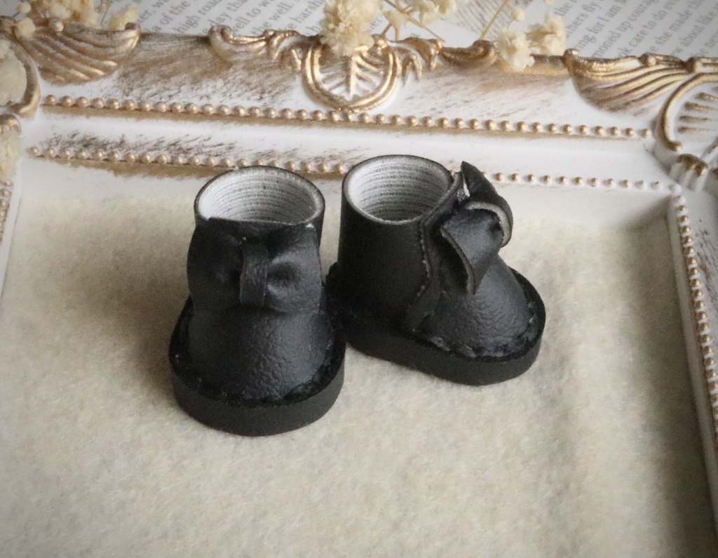 10cmぬいサイズ●ブーツ(靴底マグネット/お色ランダム)