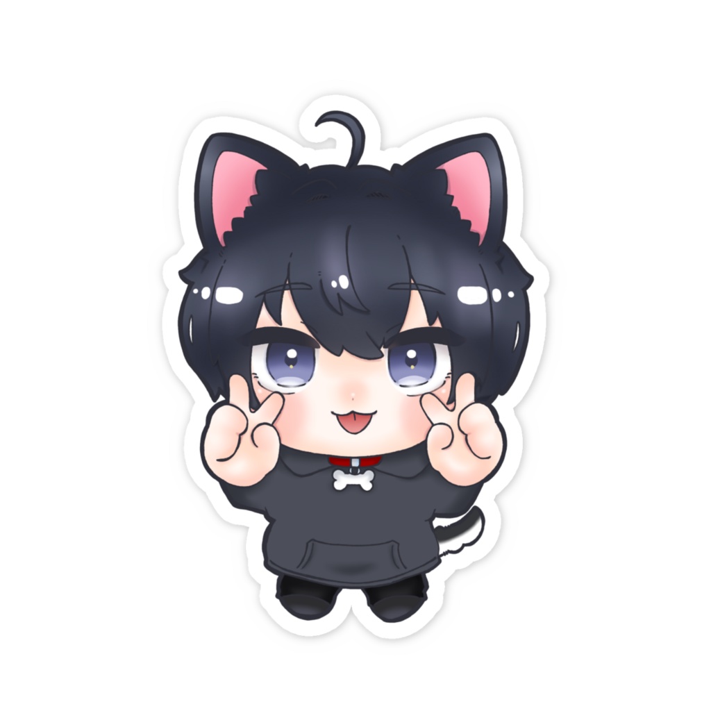 ちびちわざき(ステッカー)