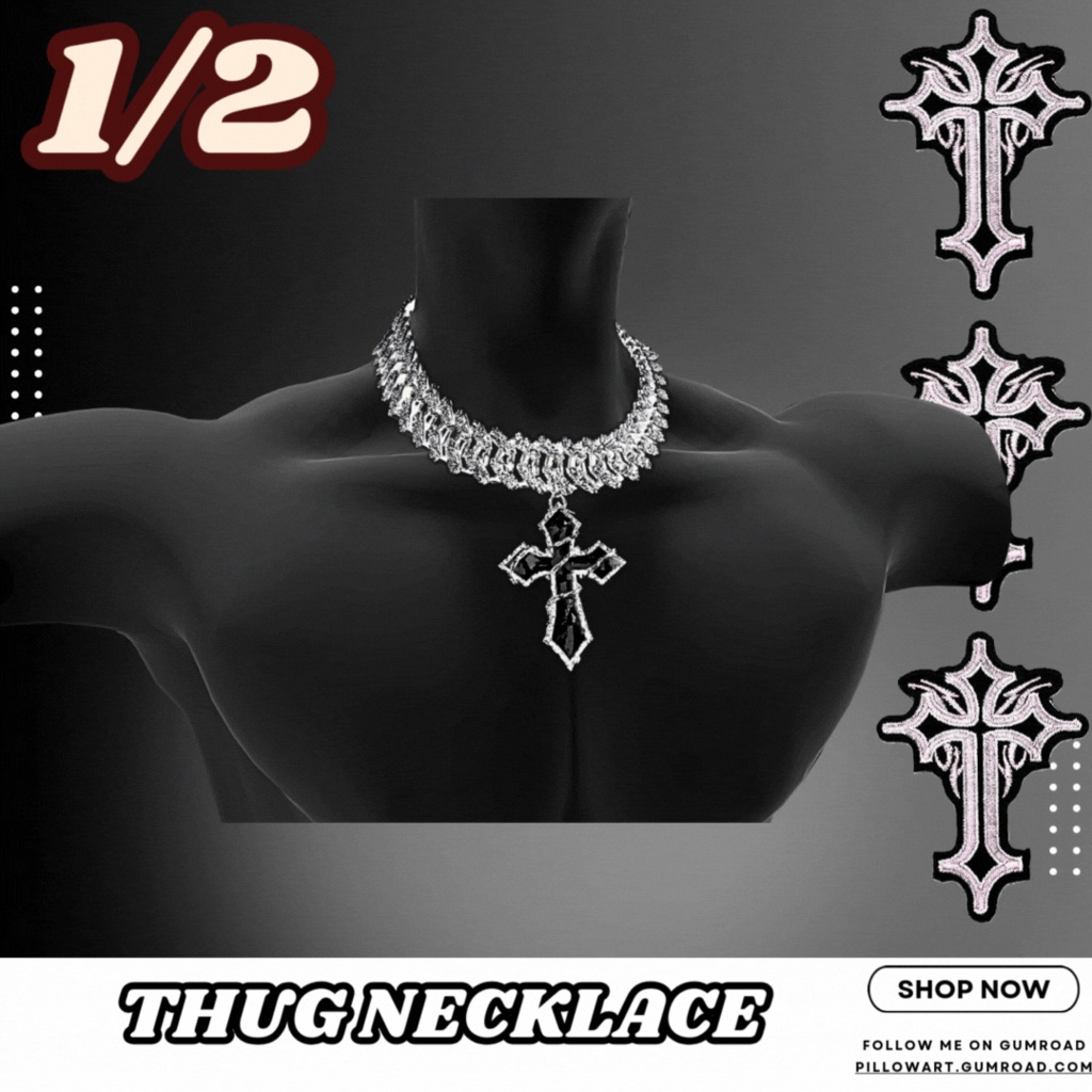 Thug Necklace [2 in 1] - [ 悪党ネックレス ]