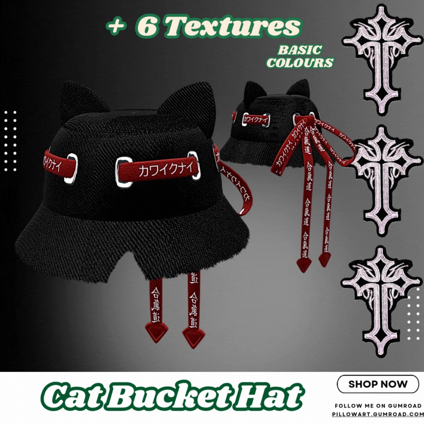 Cat Bucket Hat [ テックキャットハット ]
