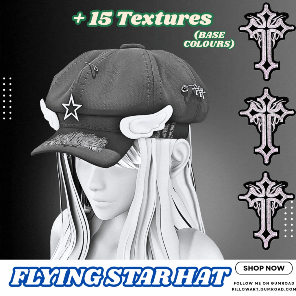 Flying Star Hat [ 星飛びハット ]