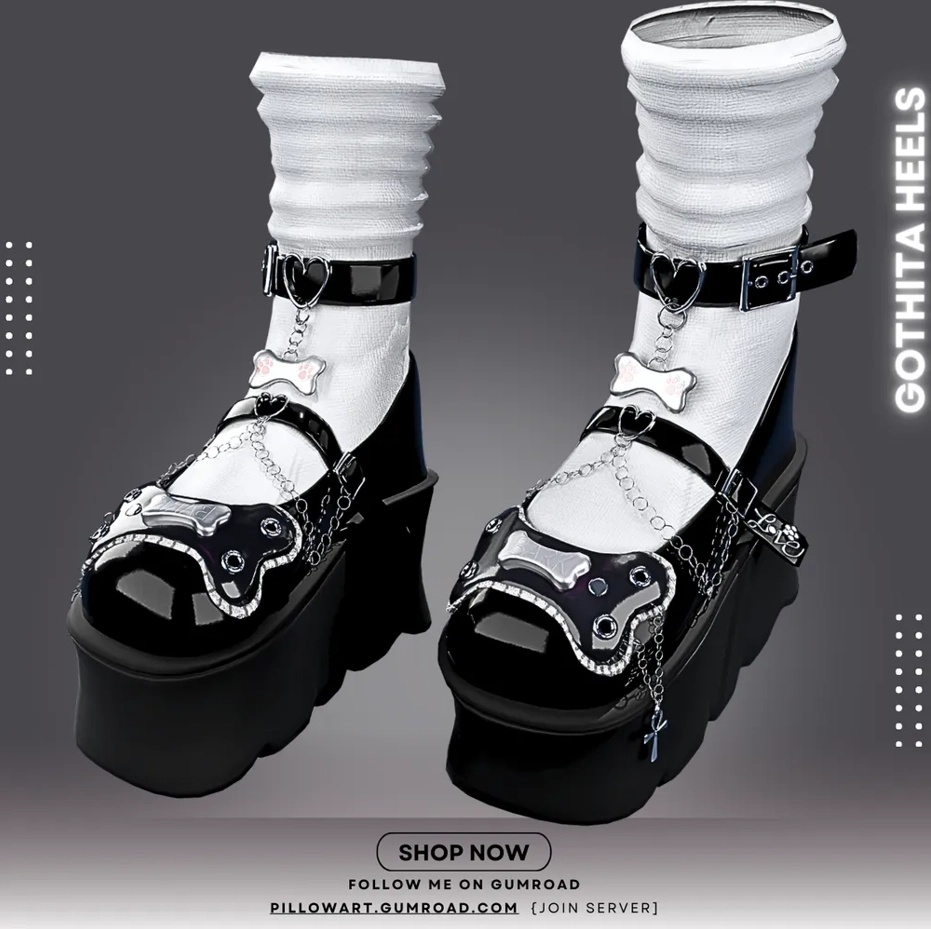 Cute Goth Shoes [ ゴスロリシューズ ]