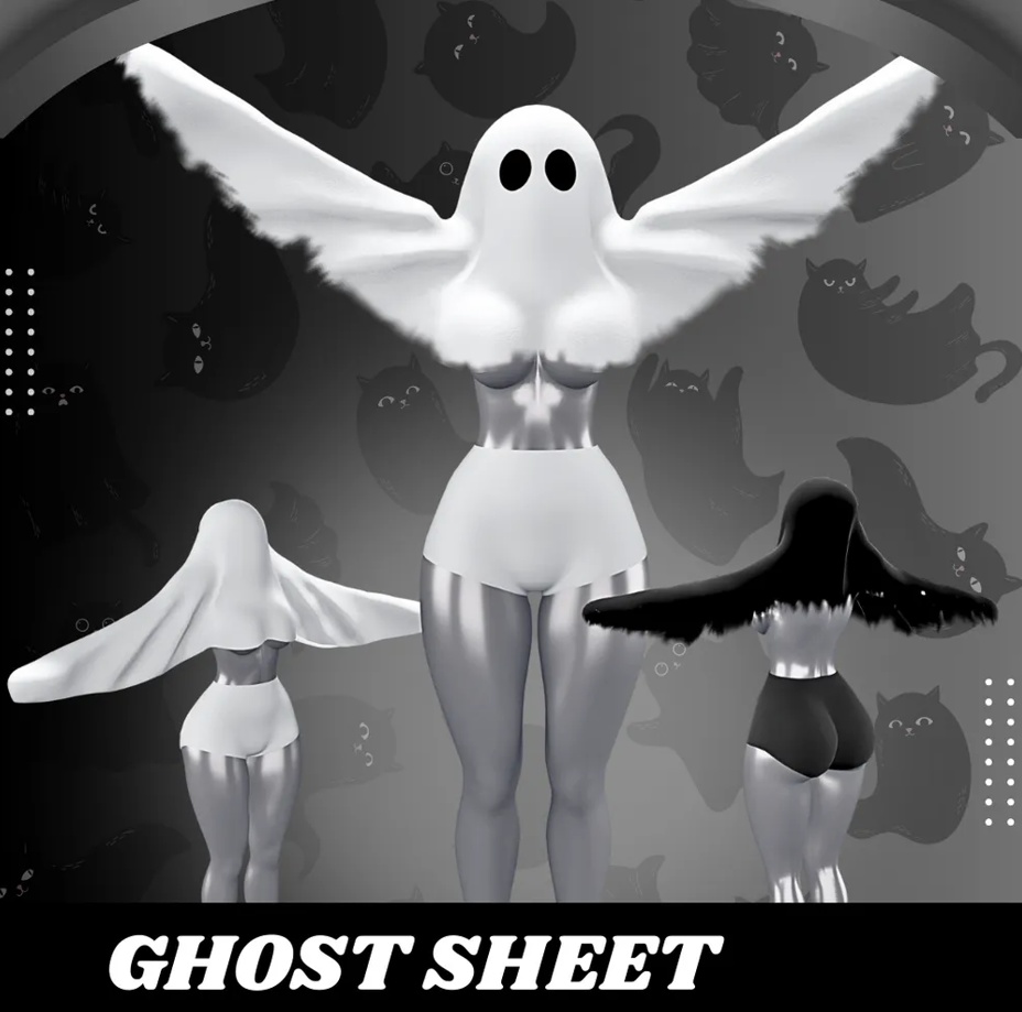Ghost Sheet [ 幽霊シーツ ] - [90% OFF] - [HALLOWEEN]!!!