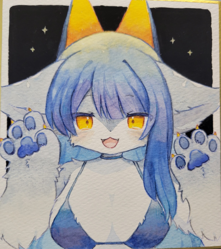 ツノきらきらノイ色紙