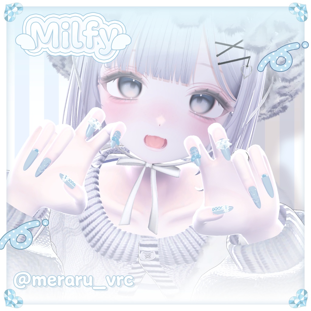 🎀 SALE 🎀 WhiteTigerNail ໒꒱