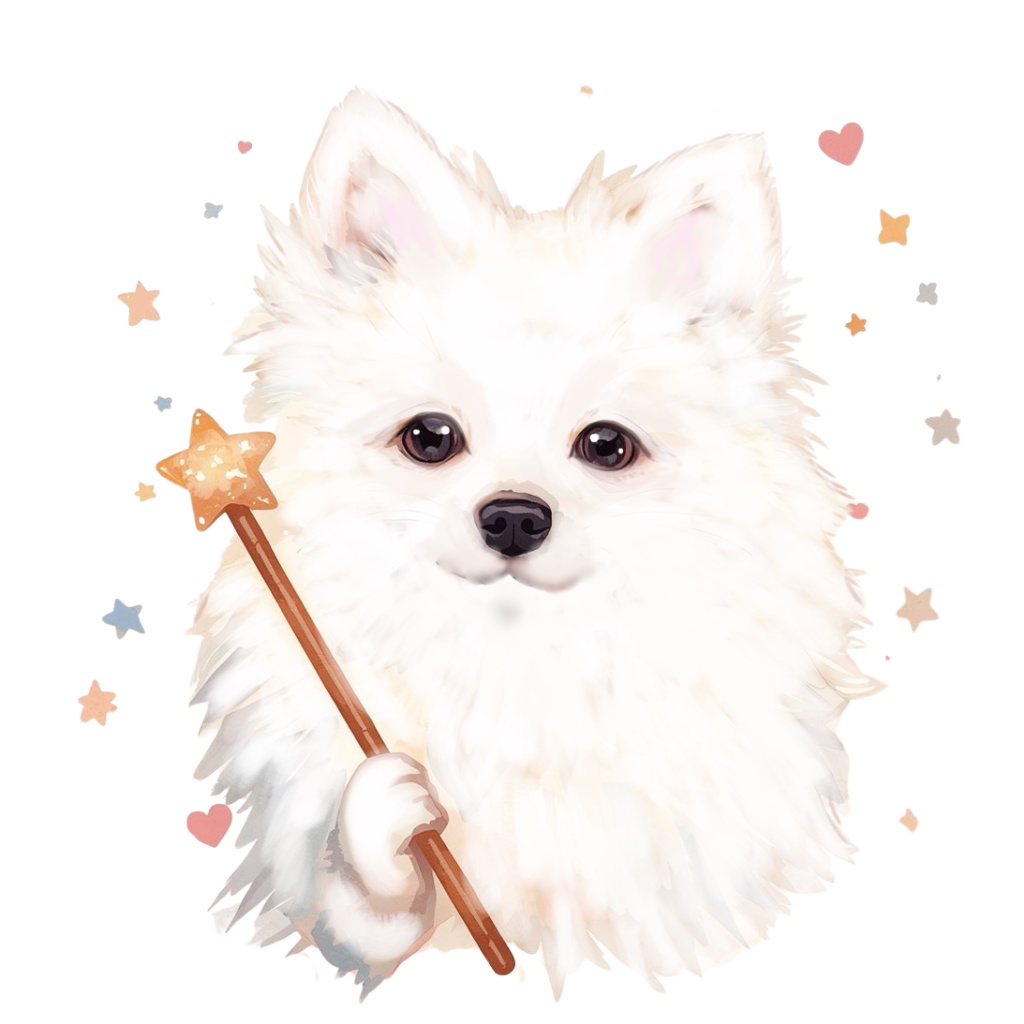 【ファンタジーわんちゃん】水彩 ファンタジー風クリップアート 10点セット PNG背景透過