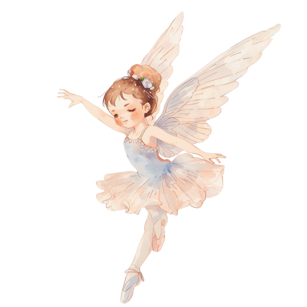 【ファンタジーバレリーナ】水彩 ファンタジー風クリップアート 10点セット PNG背景透過