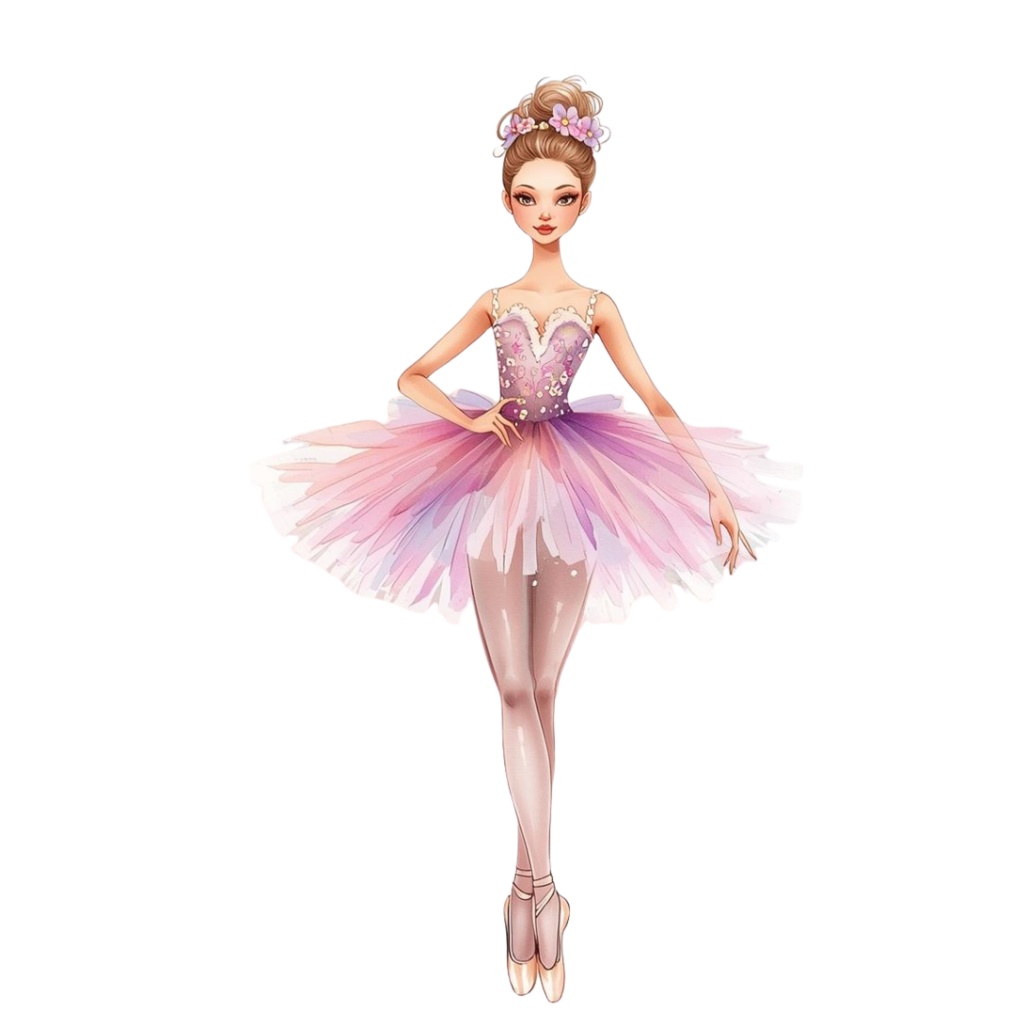 【ファンタジーバレリーナ】水彩 ファンタジー風クリップアート 10点セット PNG背景透過