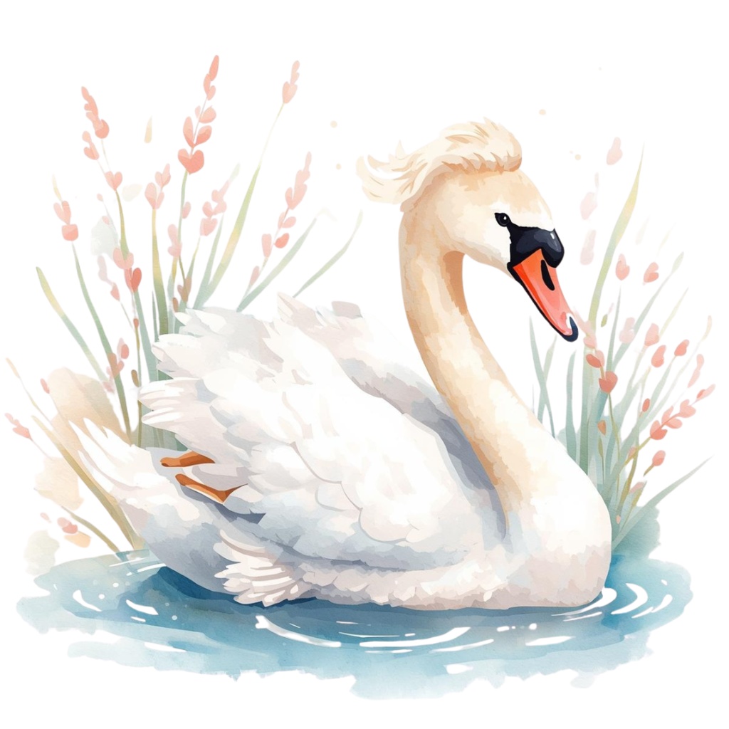 【ファンタジーバレリーナ】水彩 ファンタジー風クリップアート 10点セット PNG背景透過