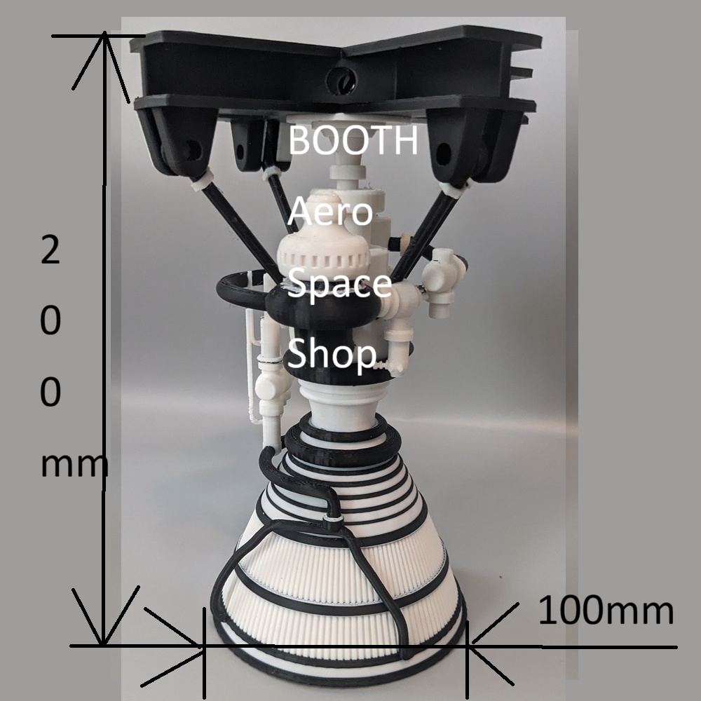 液体燃料2段燃焼サイクル風_ロケットエンジンモデルver1.1