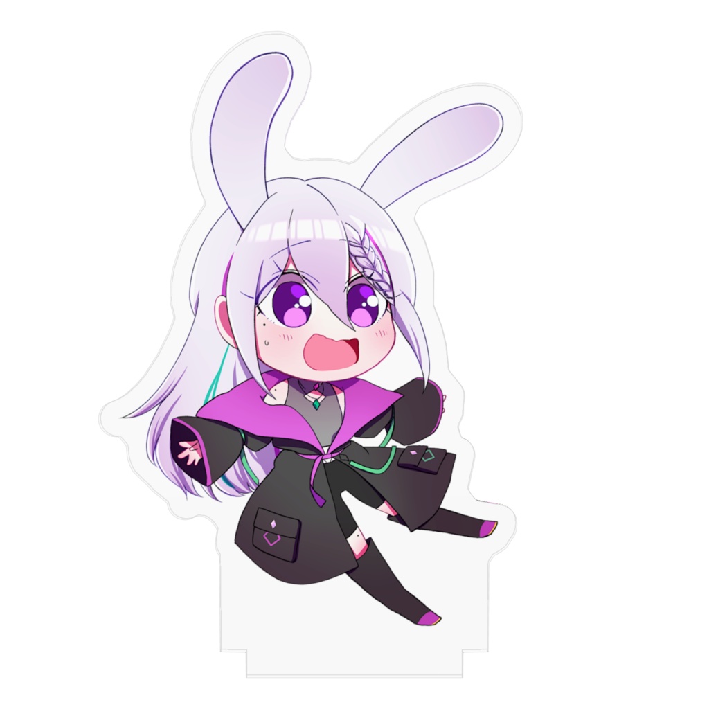 連れ回せるし飾れる小さいうさぎ青海