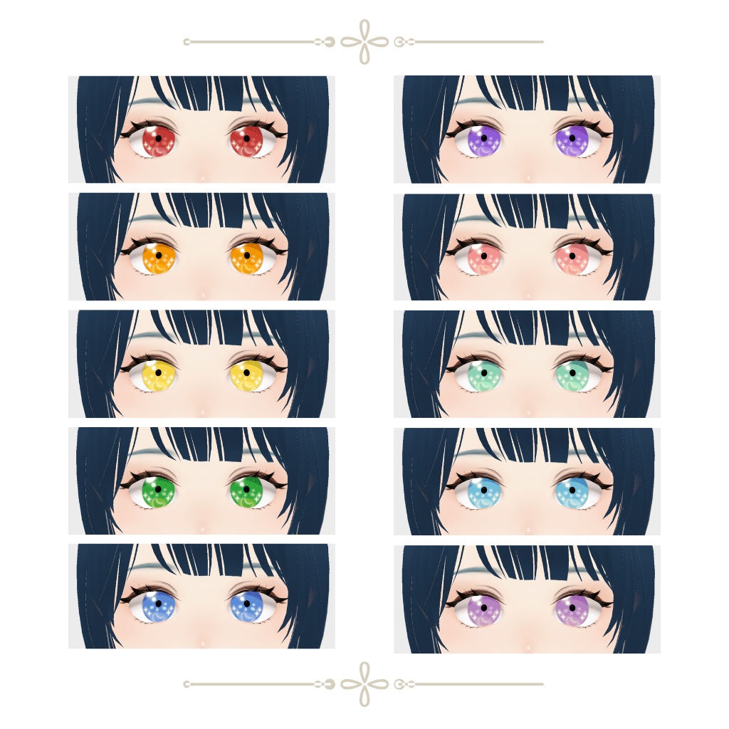 【VRoid Studio】お月さまEye Texture