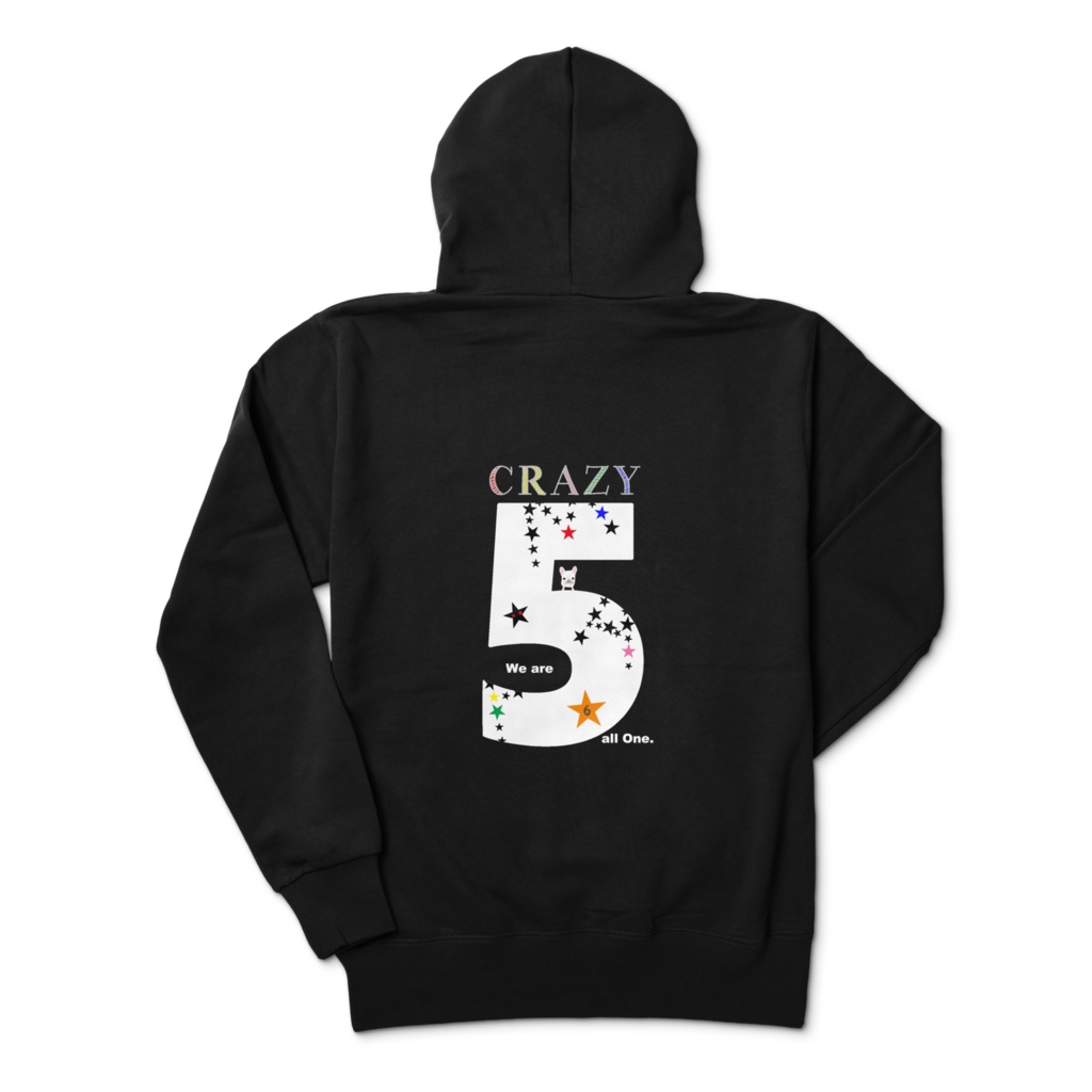 スター&ファイブ パーカー【5色】