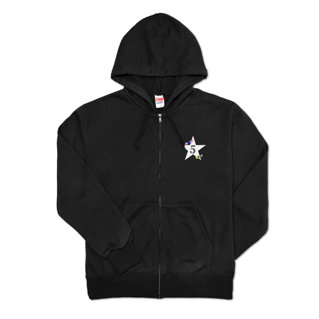 スター&ファイブ パーカー【5色】