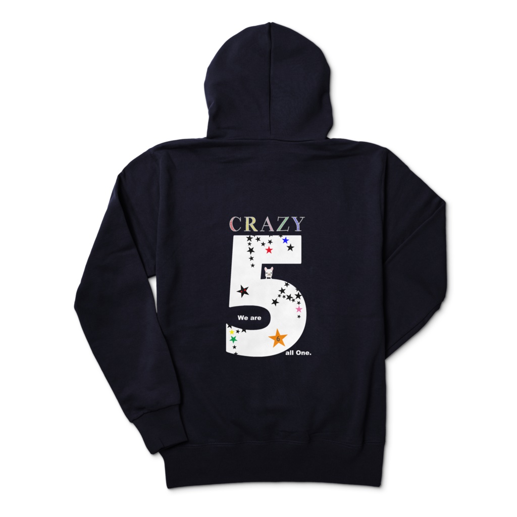 スター&ファイブ パーカー【5色】