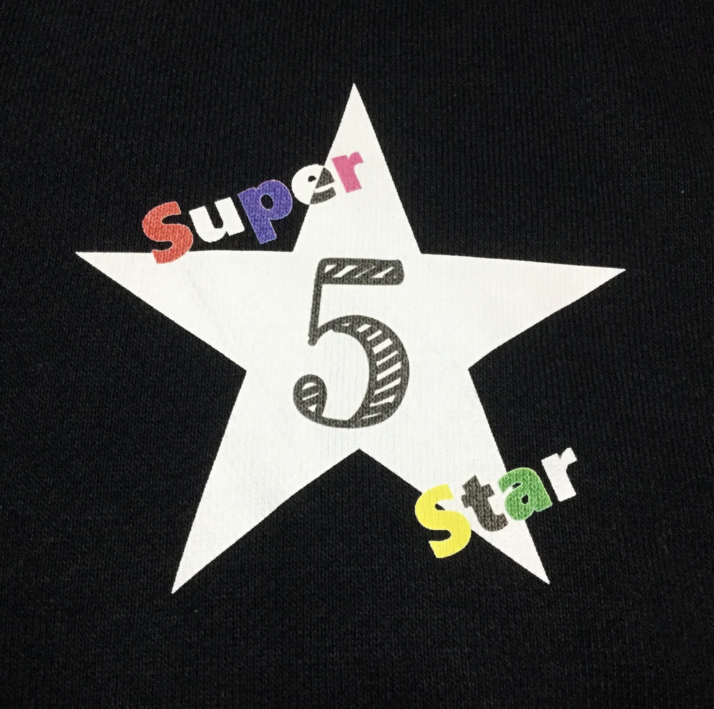 スター&ファイブ パーカー【5色】