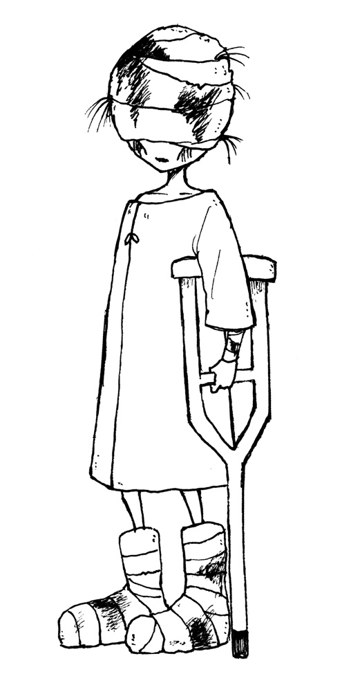 不潔で不気味な子どもアクキー