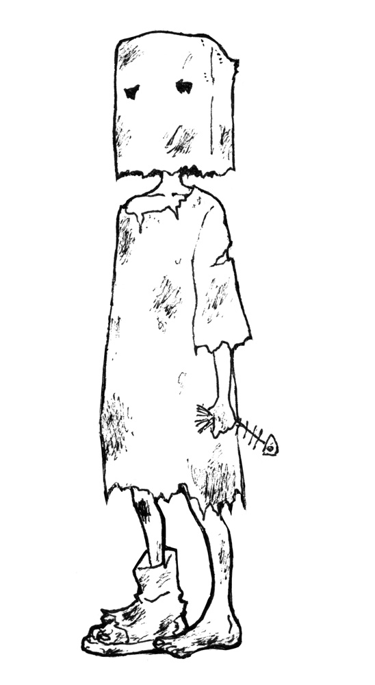 不潔で不気味な子どもアクキー