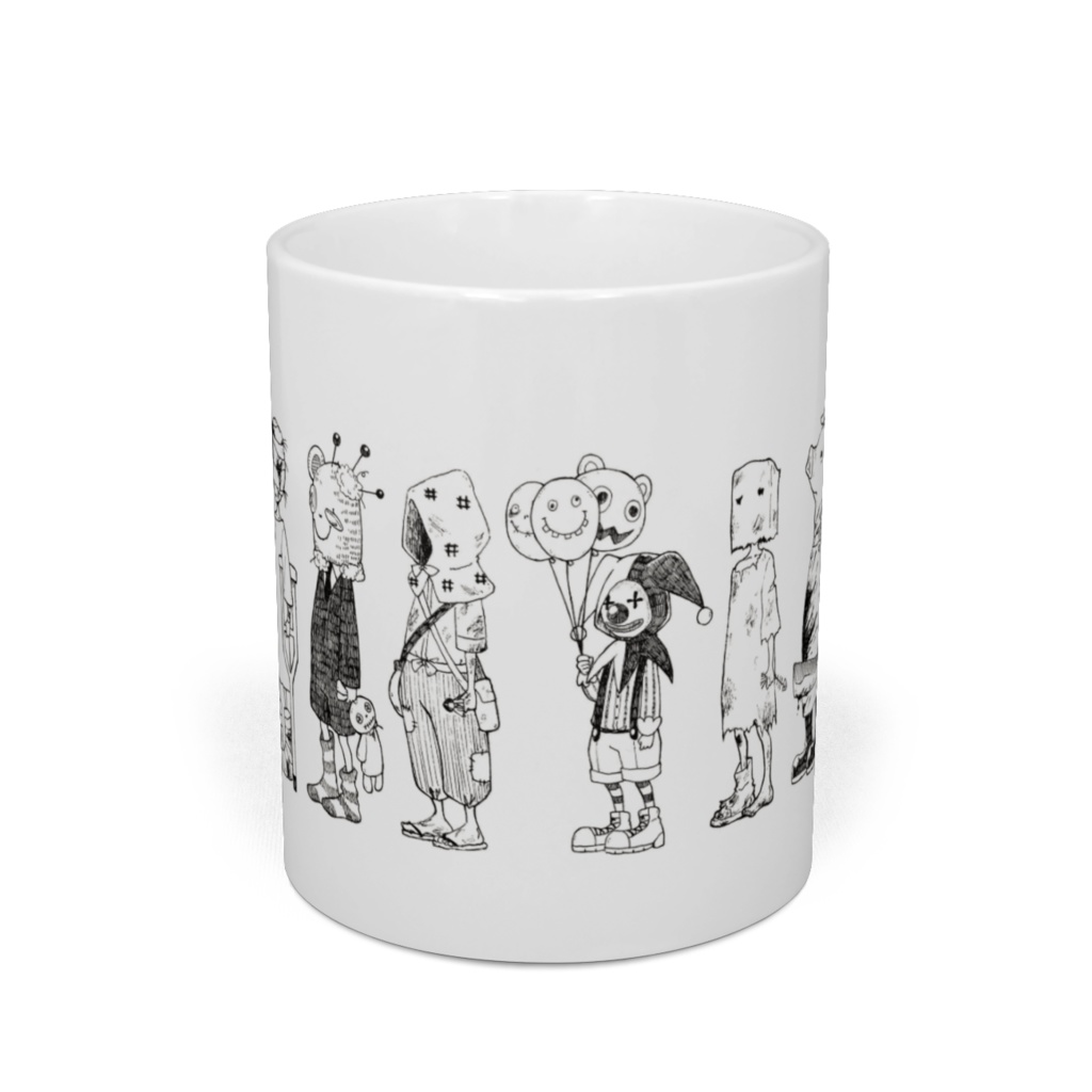 不気味な子どもマグカップ