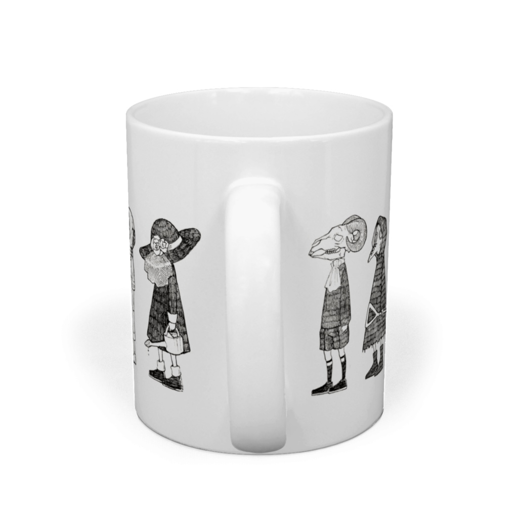 不気味な子どもマグカップ