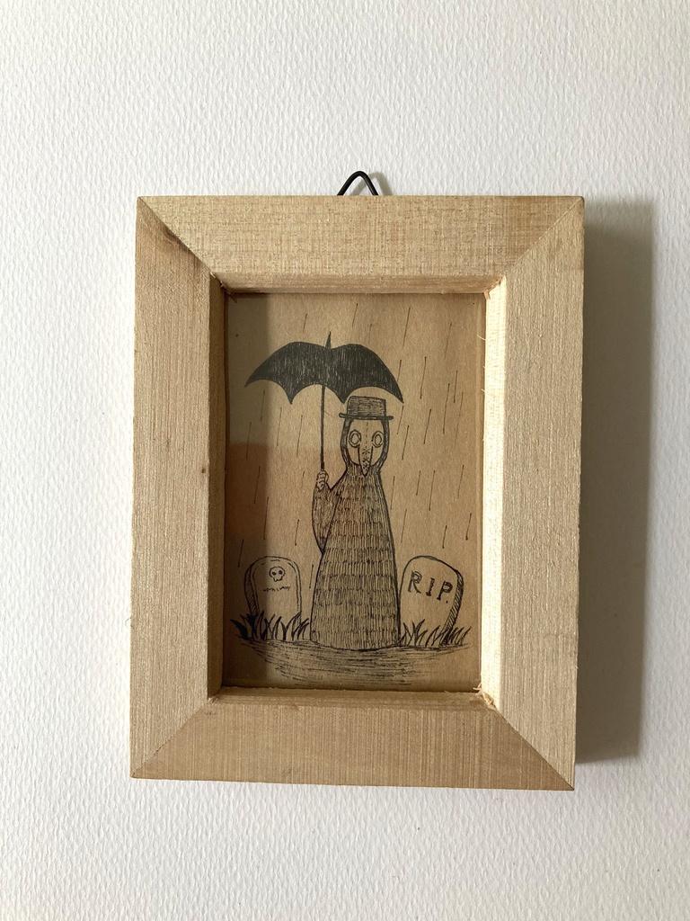 ミニ原画 ペストマスクシリーズ