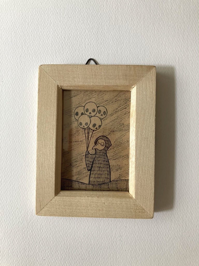 ミニ原画 ペストマスクシリーズ