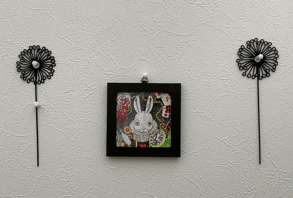 白うさぎ【正方形原画】