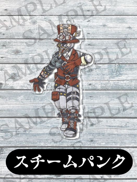 ペストマスクアクリルキーホルダー