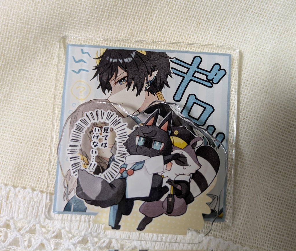 アクリルメモスタンド